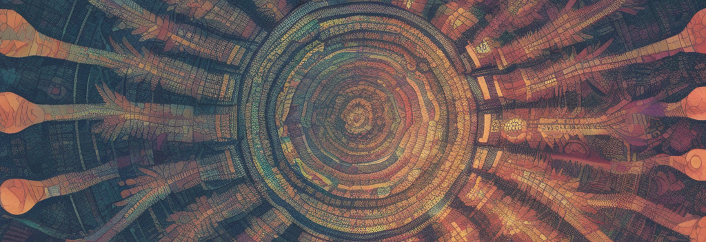 design with circle in the middle